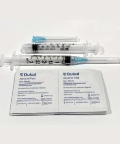 Pack of 10: 3ml Syringes with 23G 1.5" Needles + 10 FREE Alcohol Pads